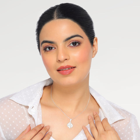 Lucy Silver Ganesh Pendant