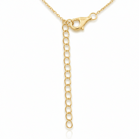 Gyra Silver Diamond Necklace