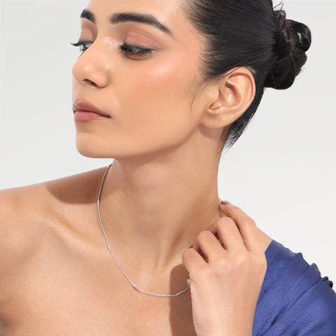 Anna Sterling Silver Beads Necklace