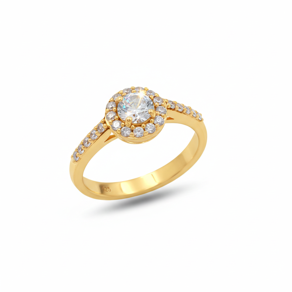 Ruth Silver Diamond Adjustable Ring