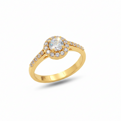 Ruth Silver Diamond Adjustable Ring