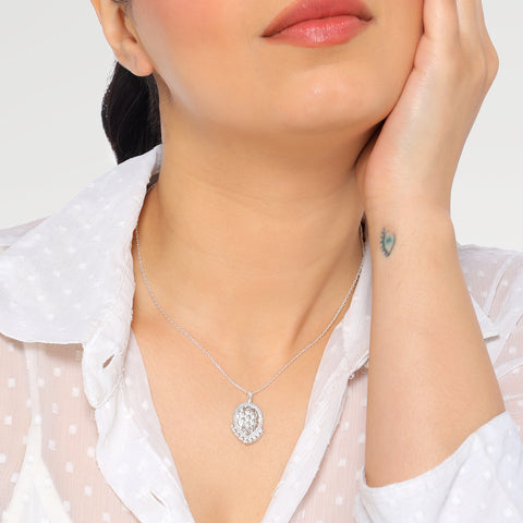Anna Sterling Silver Elegant Pendant