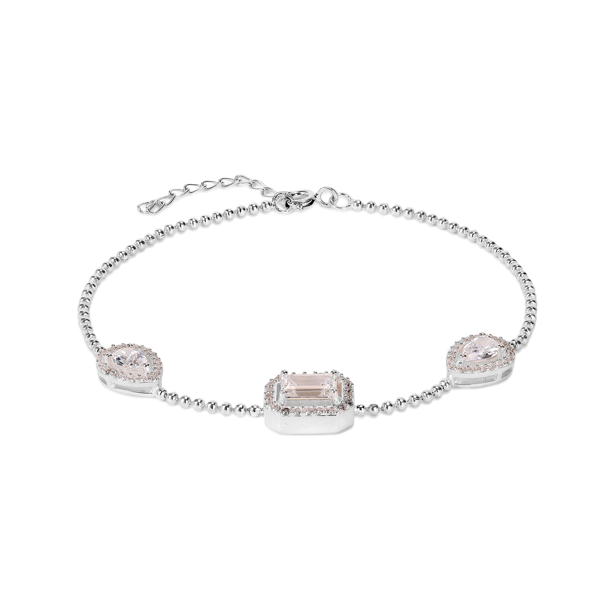 Akra Silver Zirconia Bracelets
