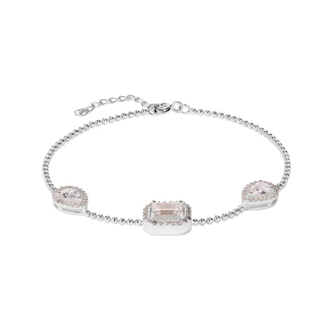 Akra Silver Zirconia Bracelets