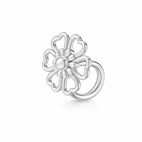 Myra Silver Nose Pin