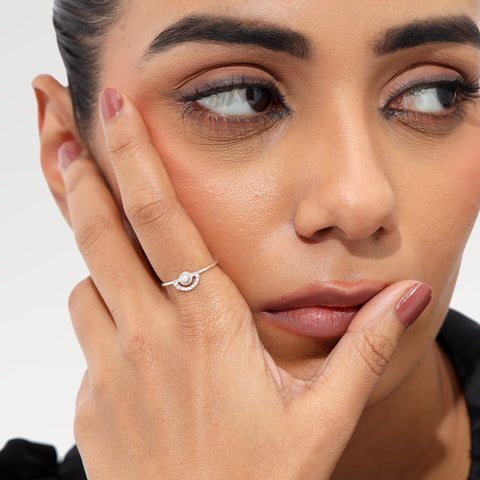 Sira Silver Adjustable Ring