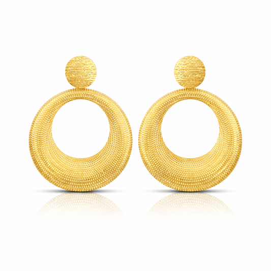 Kira Silver Circle Earrings