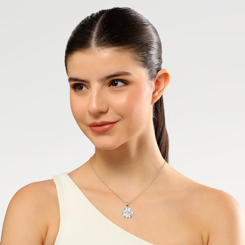 Mila Silver Zirconia Pendant