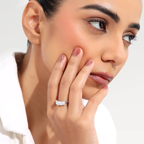 Kia Silver Adjustable Ring
