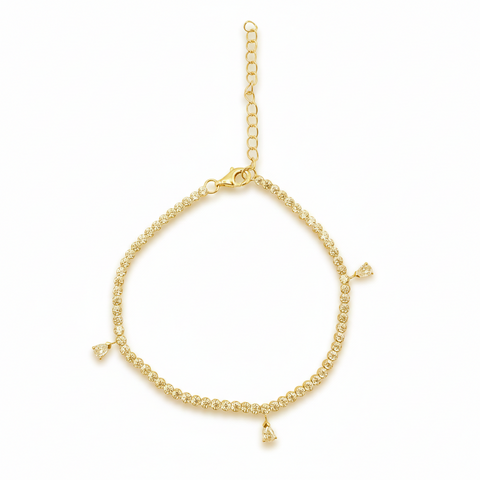 Kate Silver Diamond Bracelet