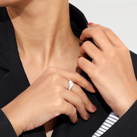 Liv Silver Adjustable Ring