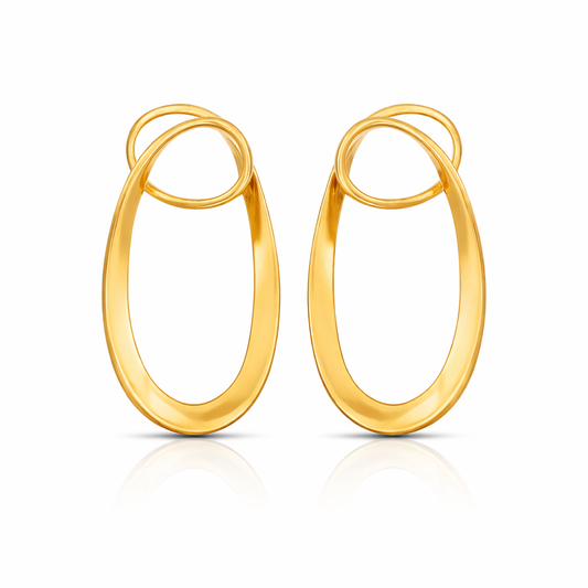 Zoya Silver Organic Earrings
