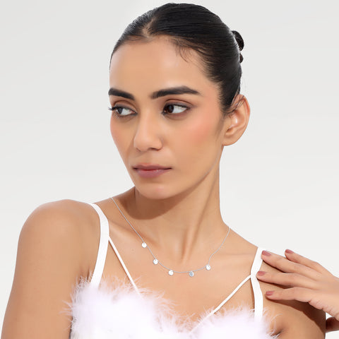 Mia Sterling Silver Elegant Necklace