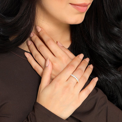 Quni Silver Adjustable Ring