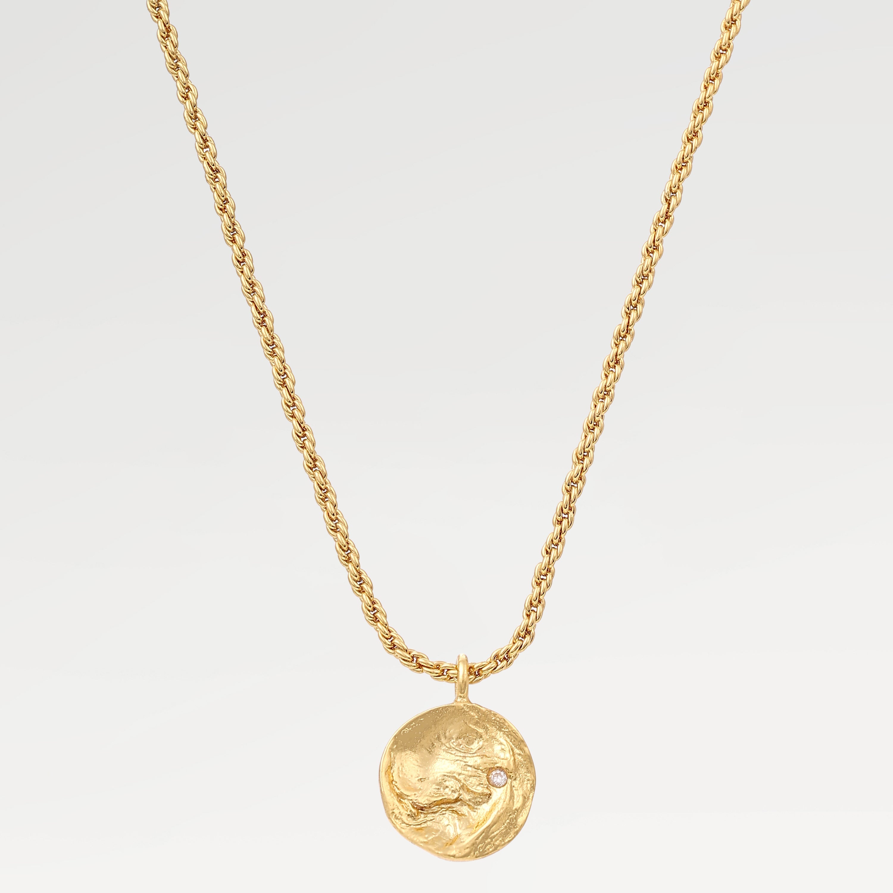 Grace Texture Slider Necklace