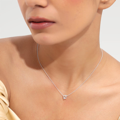 Kate Sterling Silver Elegant Toggle Necklace
