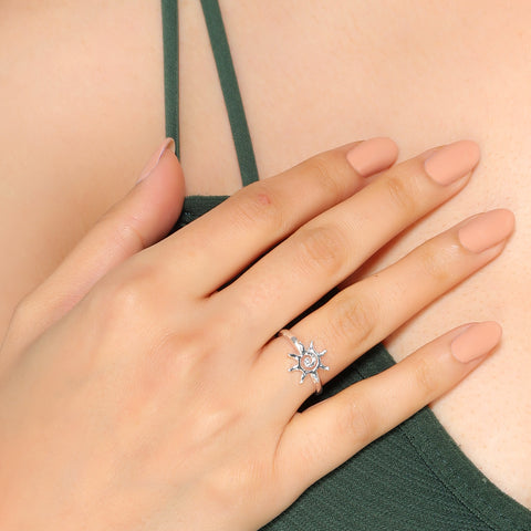 Luma Silver Adjustable Ring
