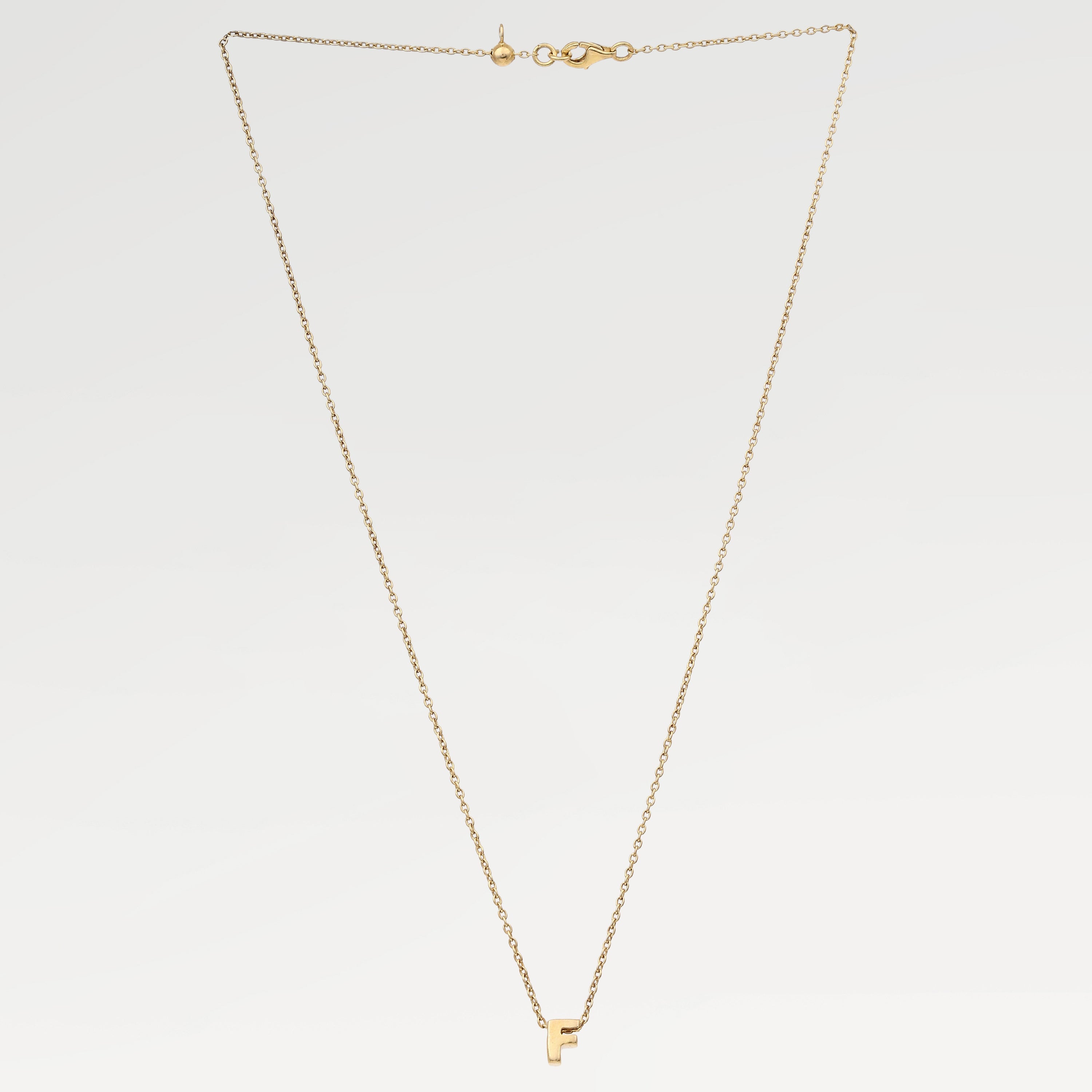 Ivy Minimal Alphabet Necklace