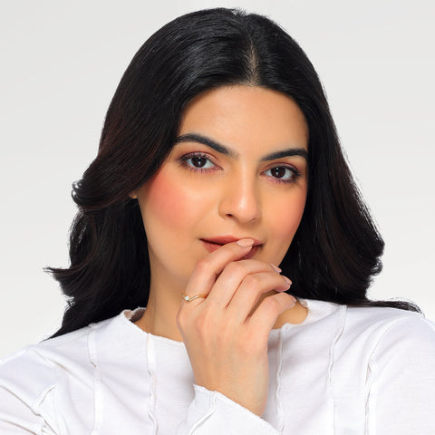 Anna Synthetic Pearl Adjustable Ring