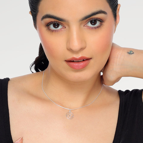 Mia Sterling Silver Elegant Pendant