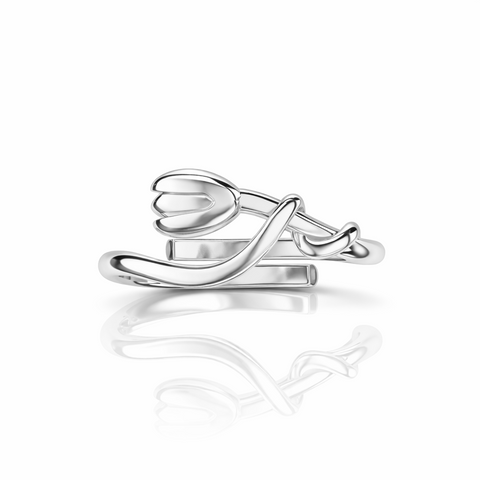 Luni Silver Adjustable Ring