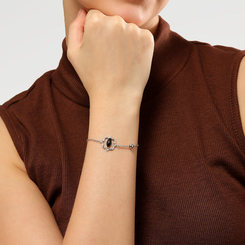 Alina Sterling Silver Single Collet Bracelets