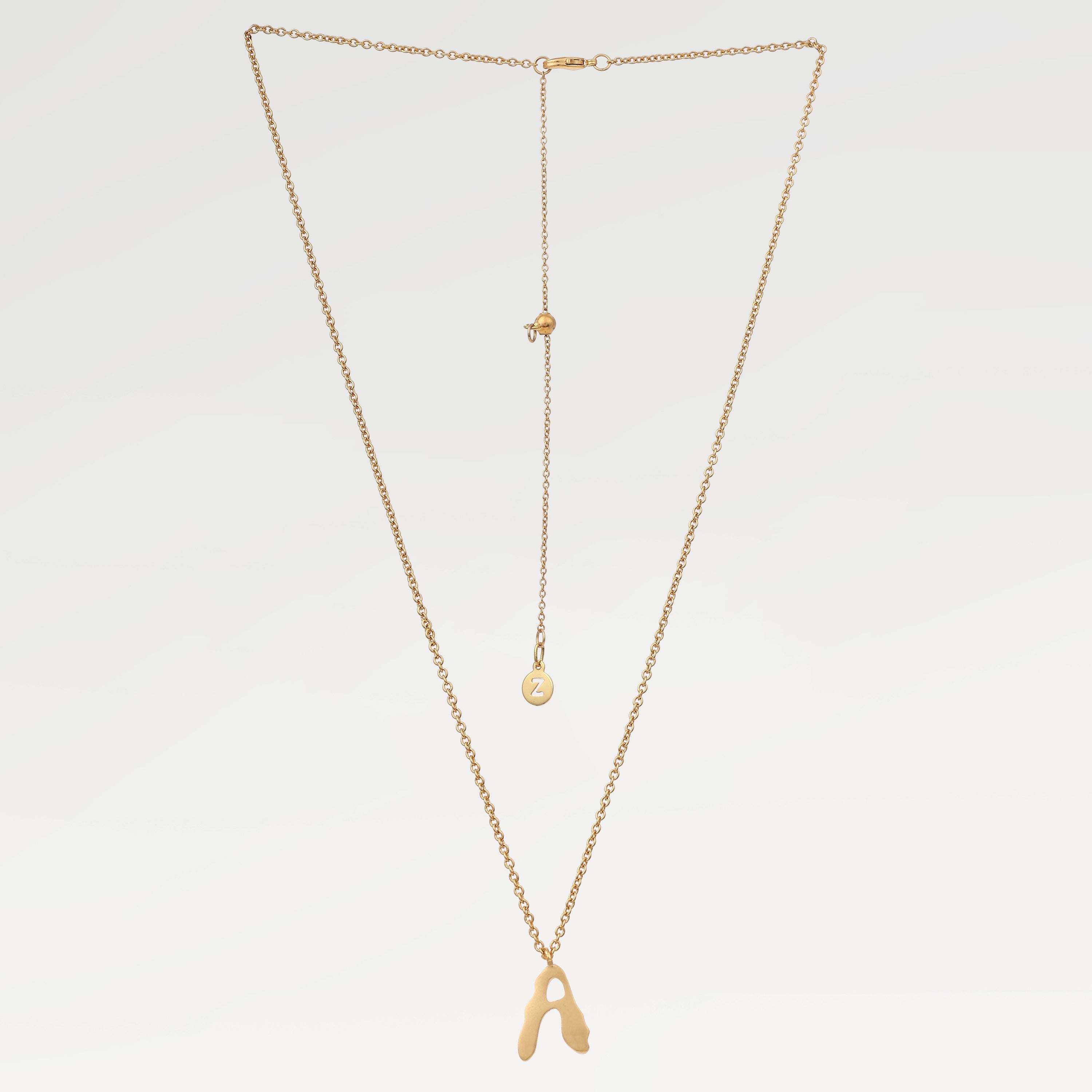 Zoe Organic Alphabet Necklace