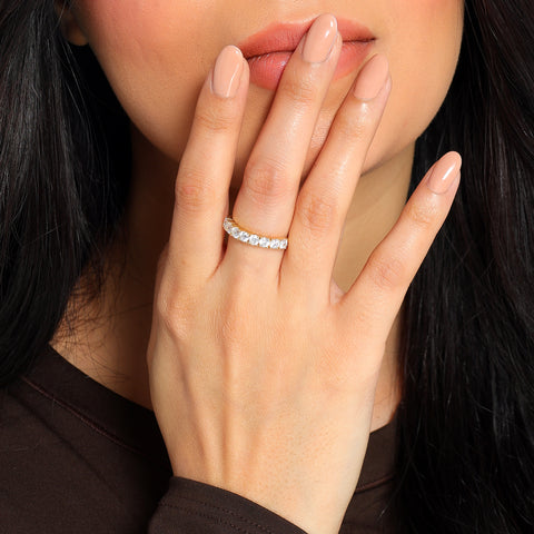 Quni Silver Adjustable Ring