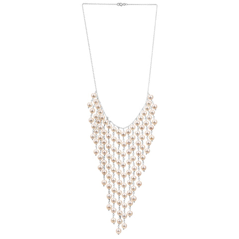 Fyn Silver Pearl Necklace