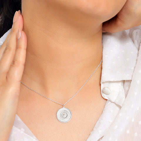 Lucy Silver Pendant