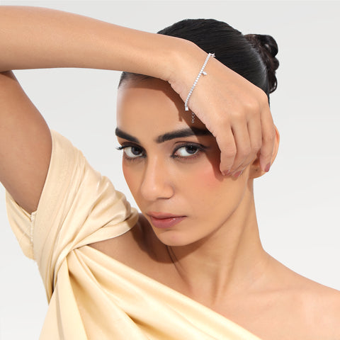 Alia Silver Zirconia Bracelets