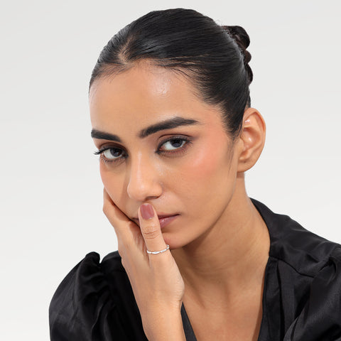 Lily Sterling Silver Elegant Ring