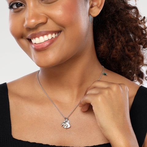Ziva Silver Taurus Zodiac Necklace