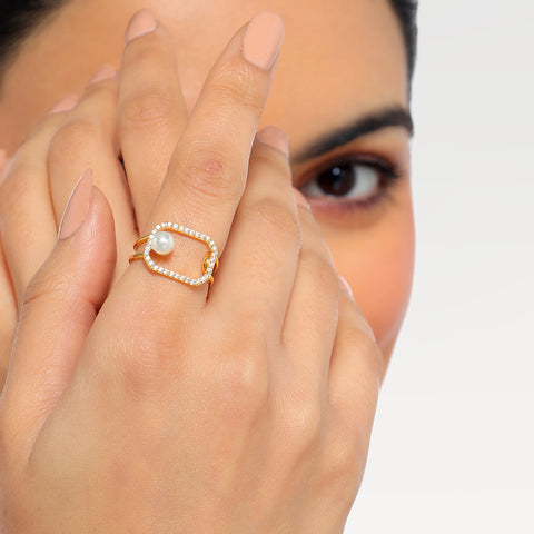 Tio Silver Adjustable Ring