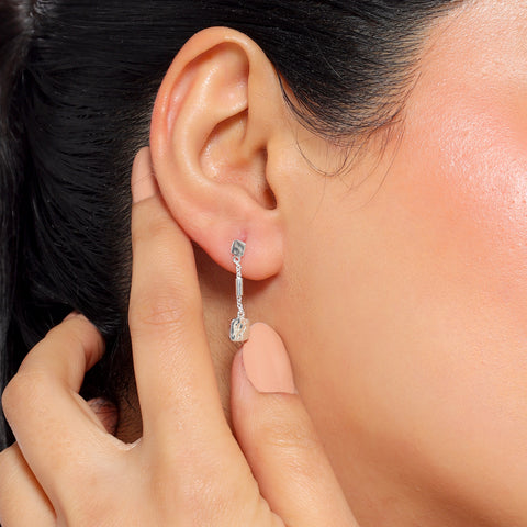 Miva Silver Earrings