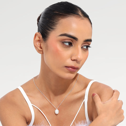 Zoe Sterling Silver Elegant Necklace