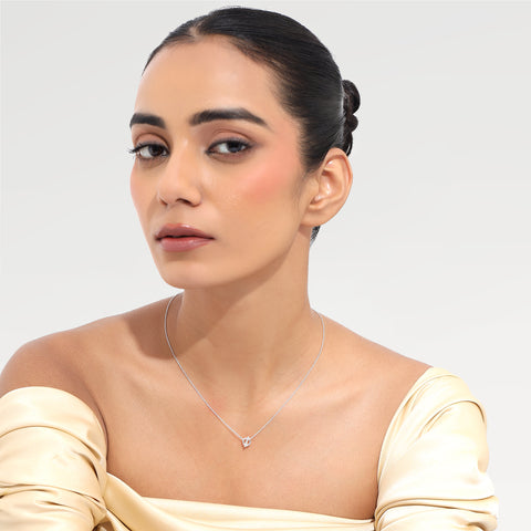 Kate Sterling Silver Elegant Toggle Necklace