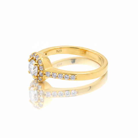 Ruth Silver Diamond Adjustable Ring