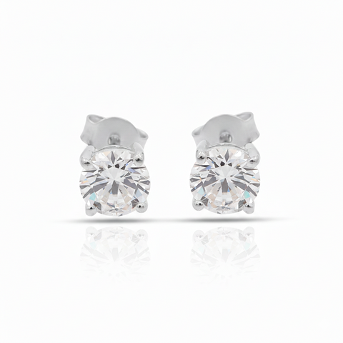 Nora Silver Stud Earrings