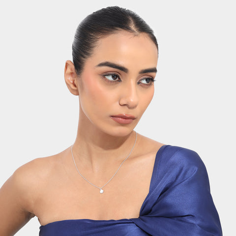 Ava Sterling Silver Shell Necklace