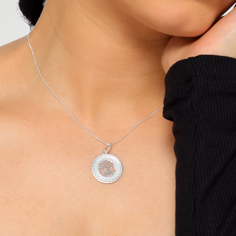 Lucy Silver Tree Pendant