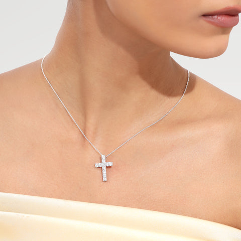 Vyn Silver Diamond Pendant