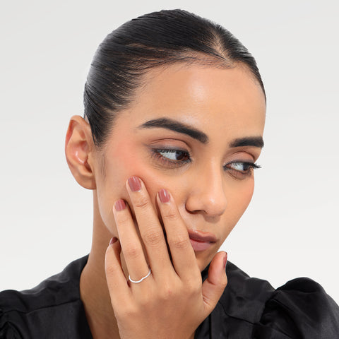 Nora Sterling Silver White Cubic Zirconia Ring