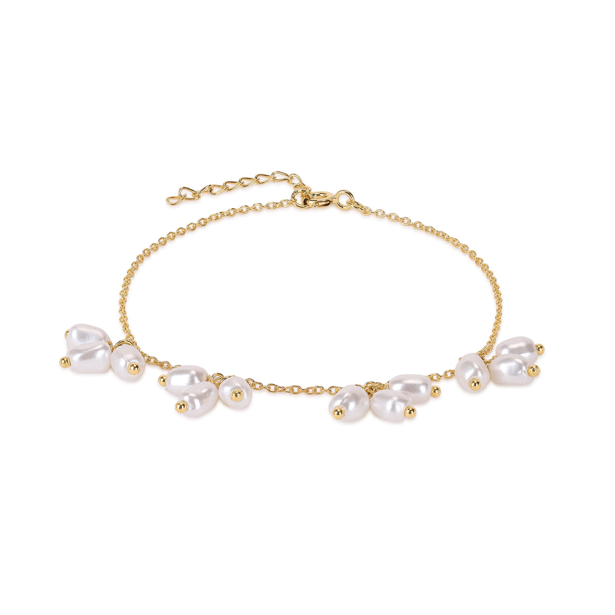 Iren Silver Pearl Bracelets
