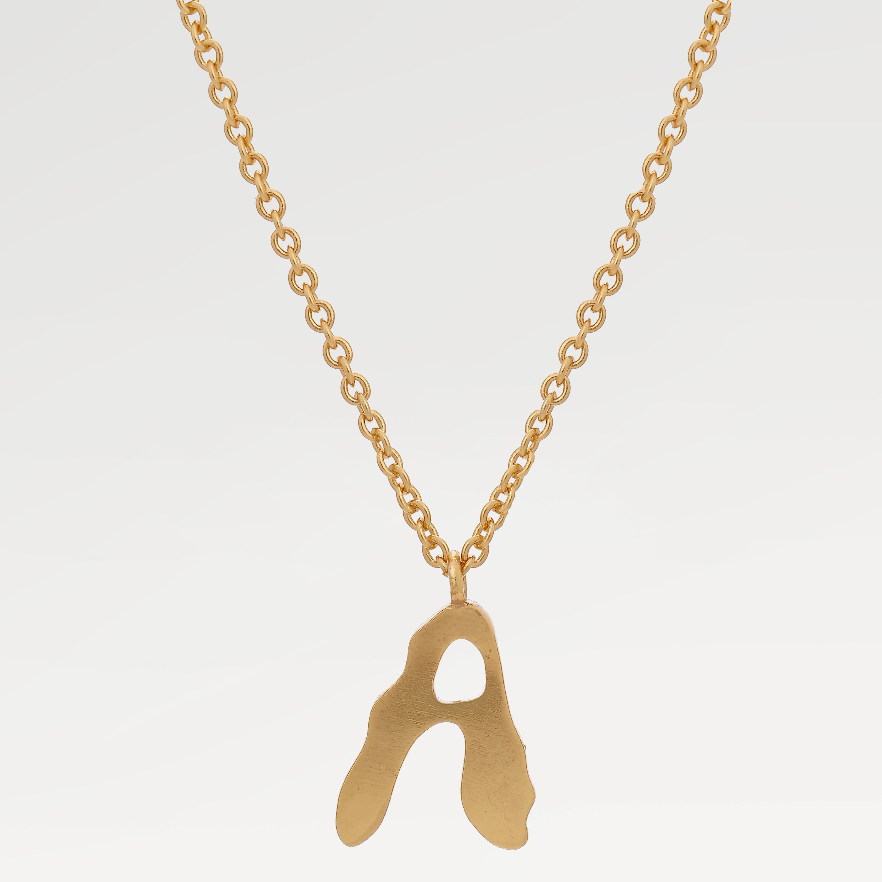 Zoe Organic Alphabet Necklace