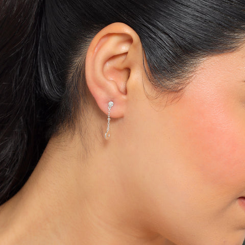 Ael Silver Dangle Earrings