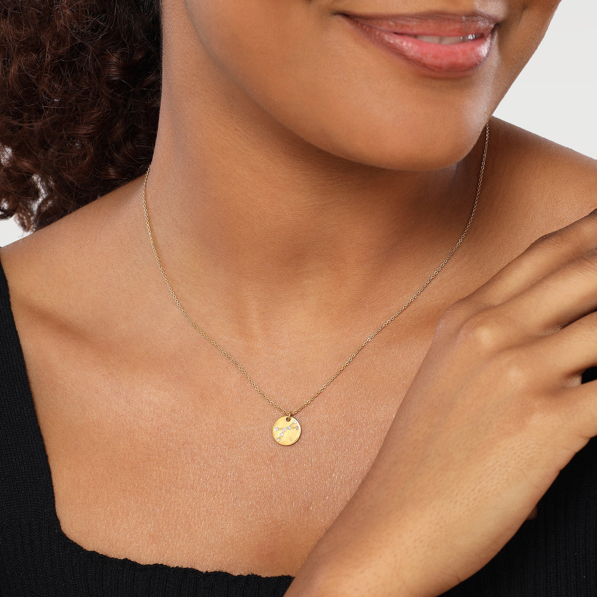 Anna White Topaz Birth Necklace