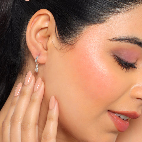 Ree Silver Zirconia Earrings