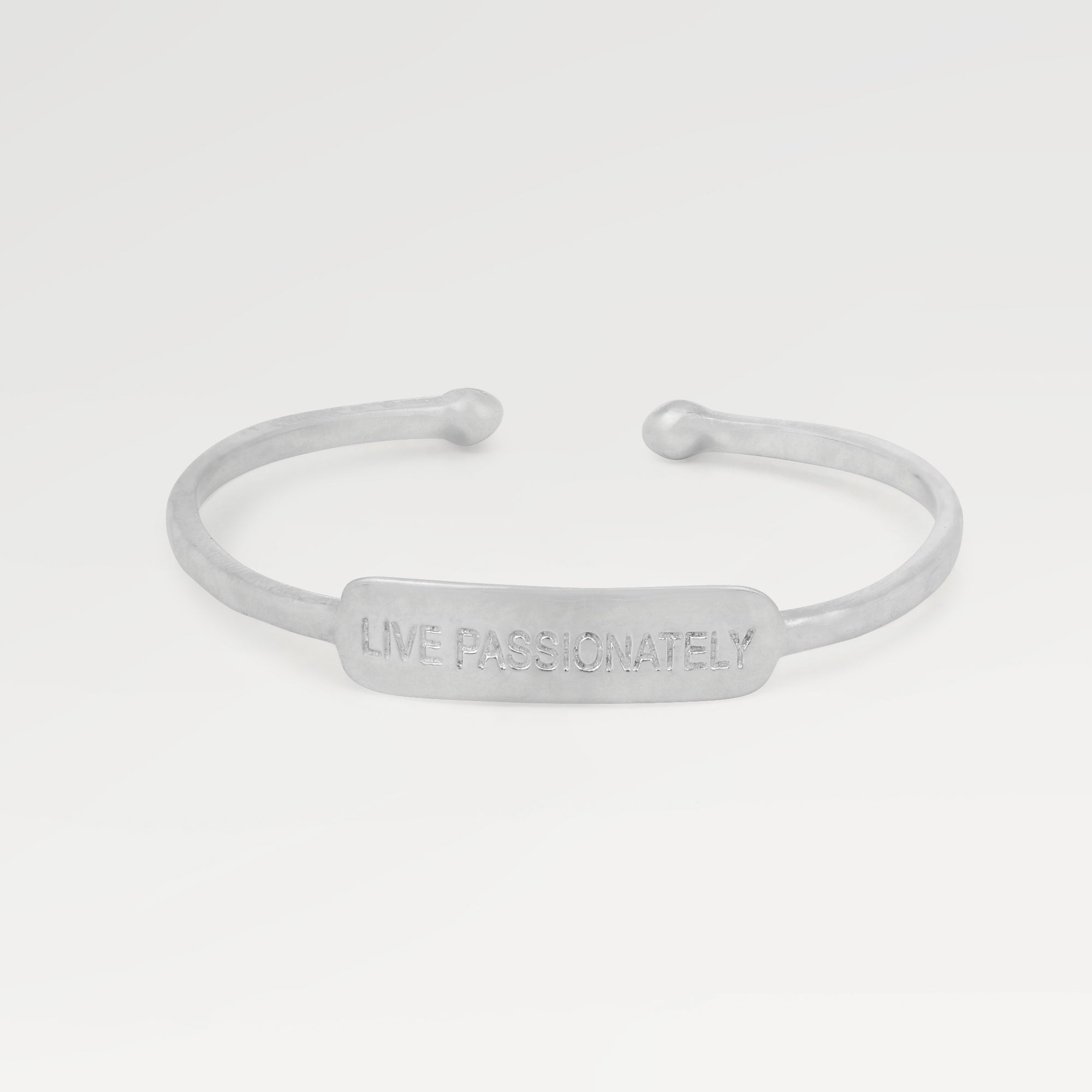 Lily Hammered Plain Cuff Bangle