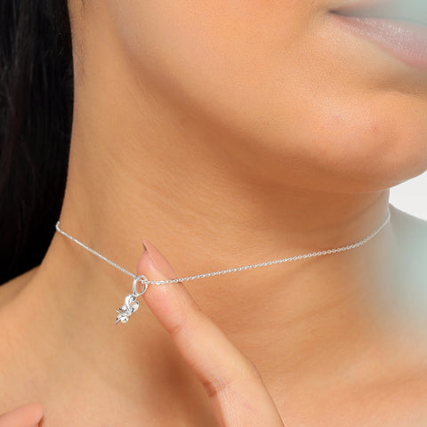 Loi Silver Floral Pendant